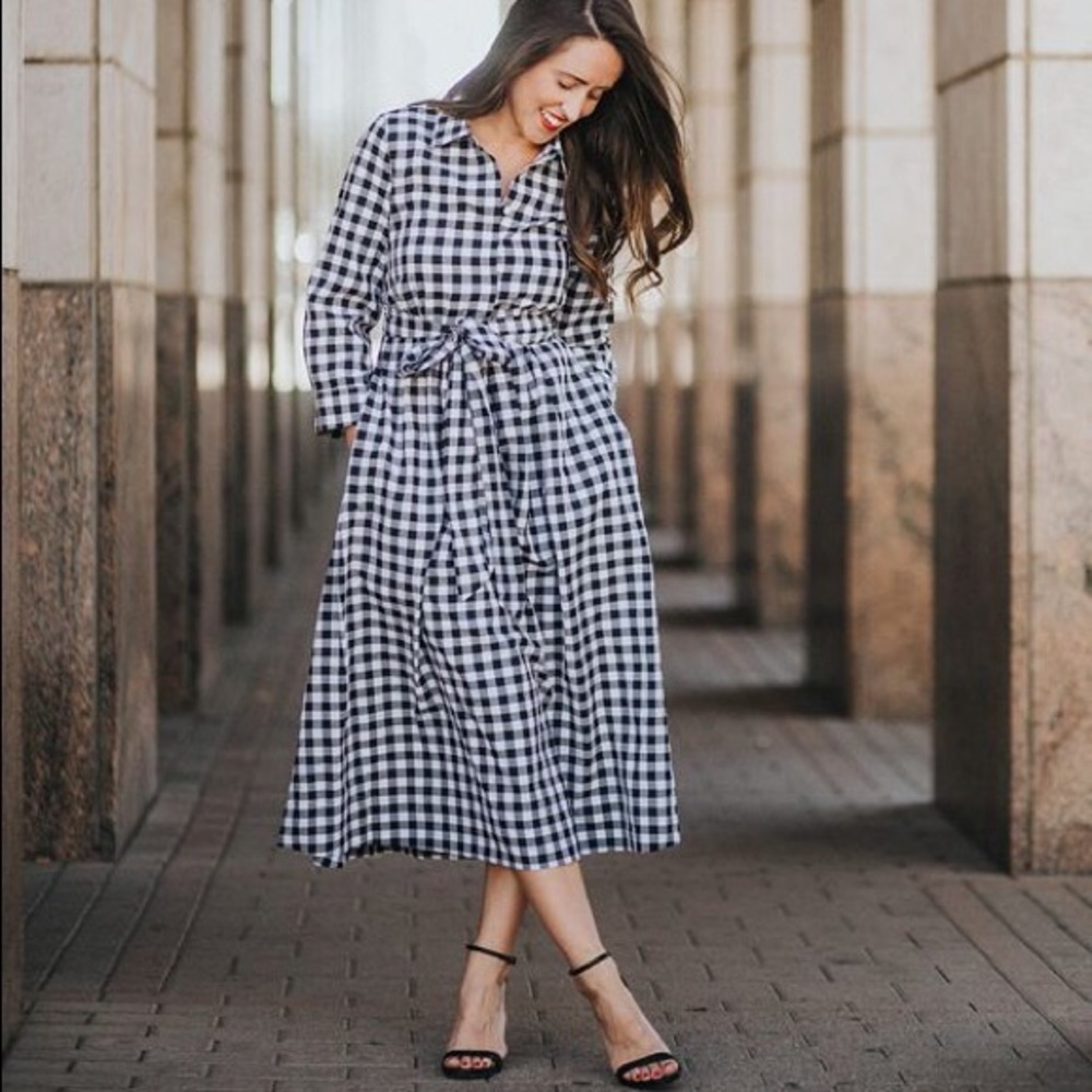 DJ~ Checkered Dress